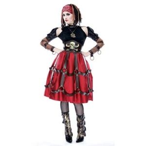 Pirate Wench Steampunk Costume - Women's Med-Large